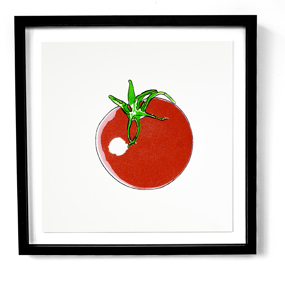 VMens silkscreenprint tomaat 1000